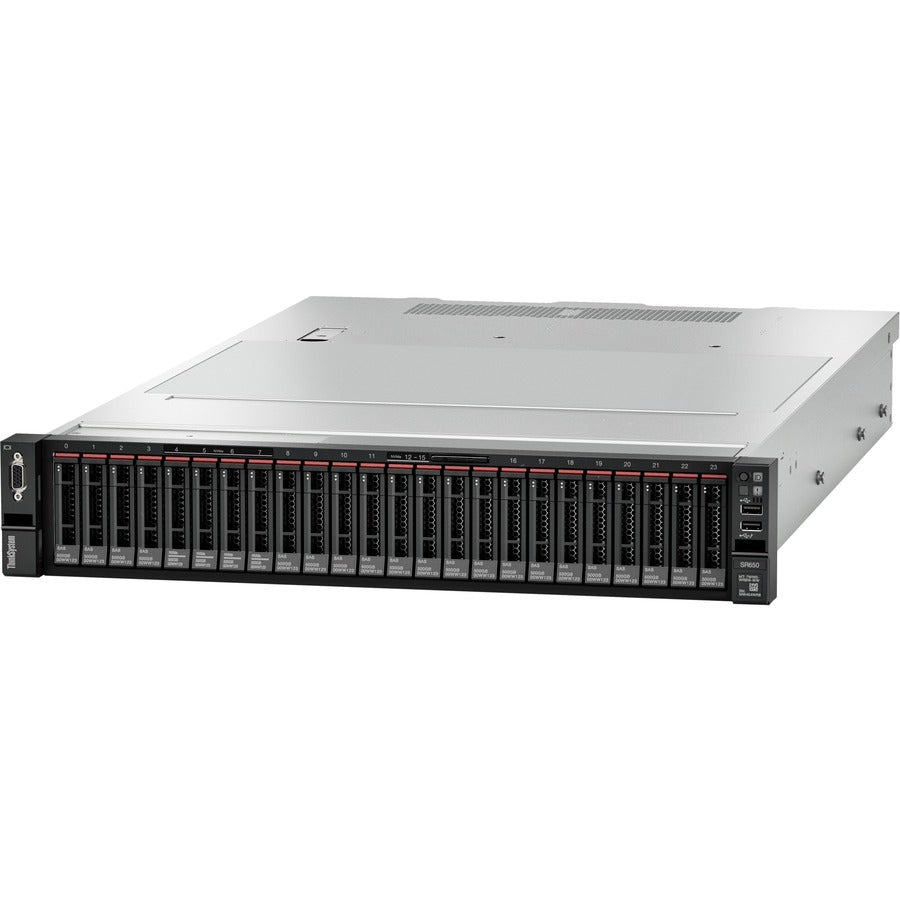 Lenovo ThinkSystem SR650 7X06A0FENA 2U Rack Server - 1 x Intel Xeon Silver 4214 2.20 GHz - 16 GB RAM - Serial ATA/600 Controller