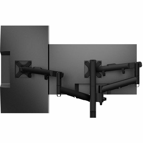 Atdec Desk Mount for Monitor, Flat Panel Display, Curved Screen Display - Black - Landscape/Portrait