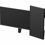 Atdec Desk Mount for Monitor, Flat Panel Display, Curved Screen Display - Black - Landscape/Portrait