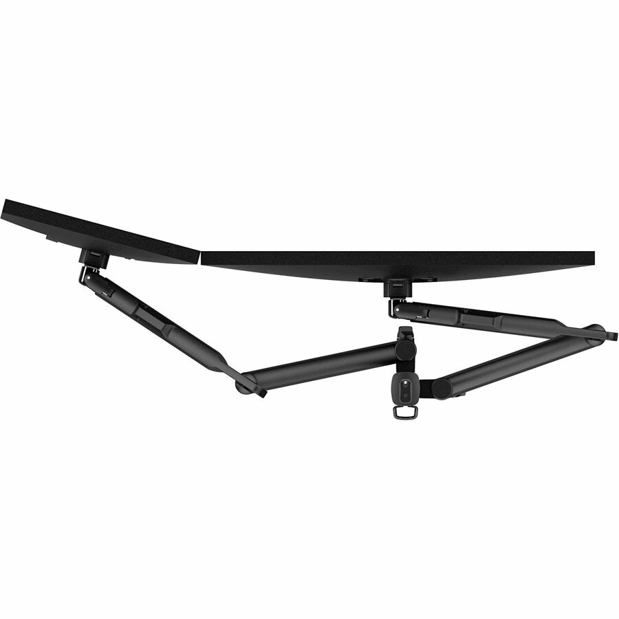 Atdec Desk Mount for Monitor, Flat Panel Display, Curved Screen Display - Black - Landscape/Portrait