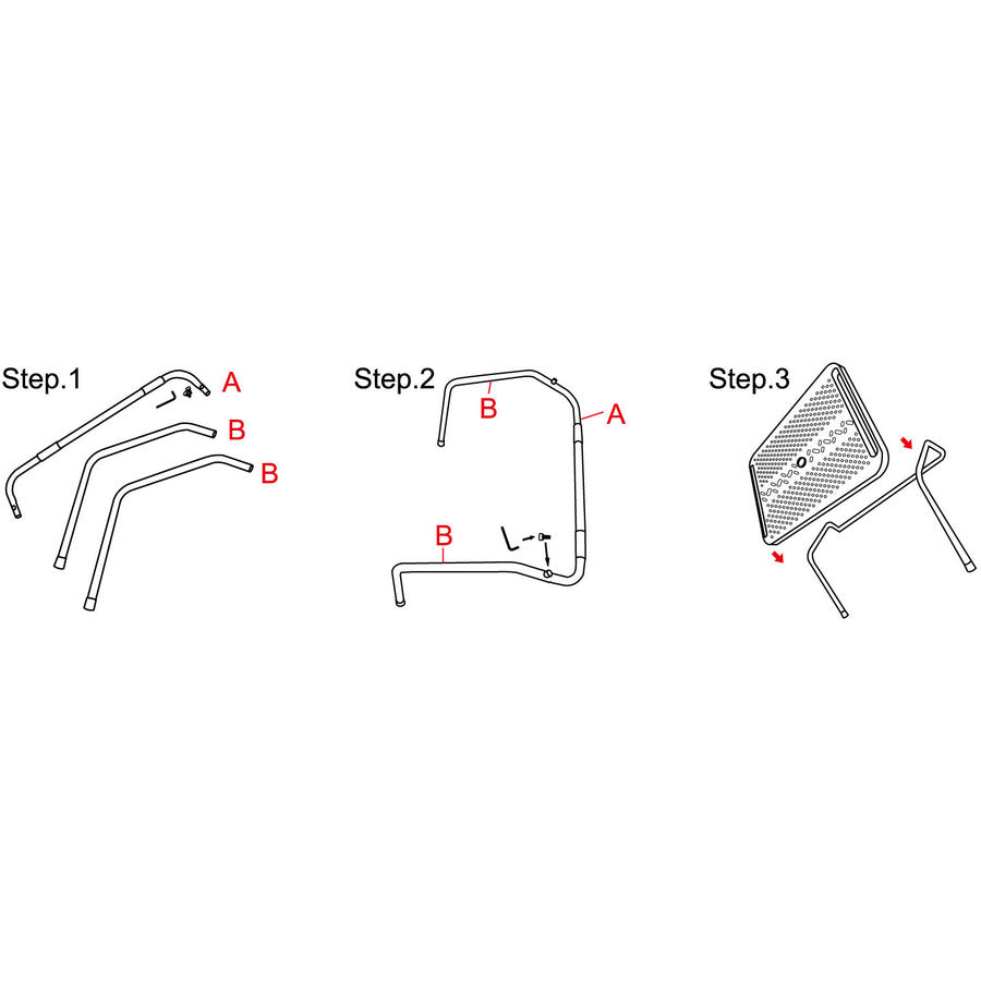 SYBA Multimedia Ergonomic Design Foot Rest with Metal Support, and Push-to-Tilt Sides