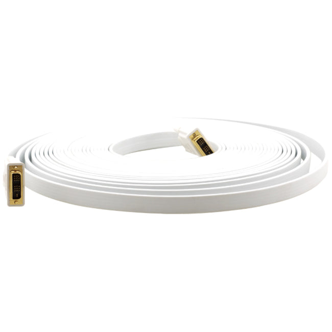 Kramer DVI (M) to DVI (M) Flat White Cable