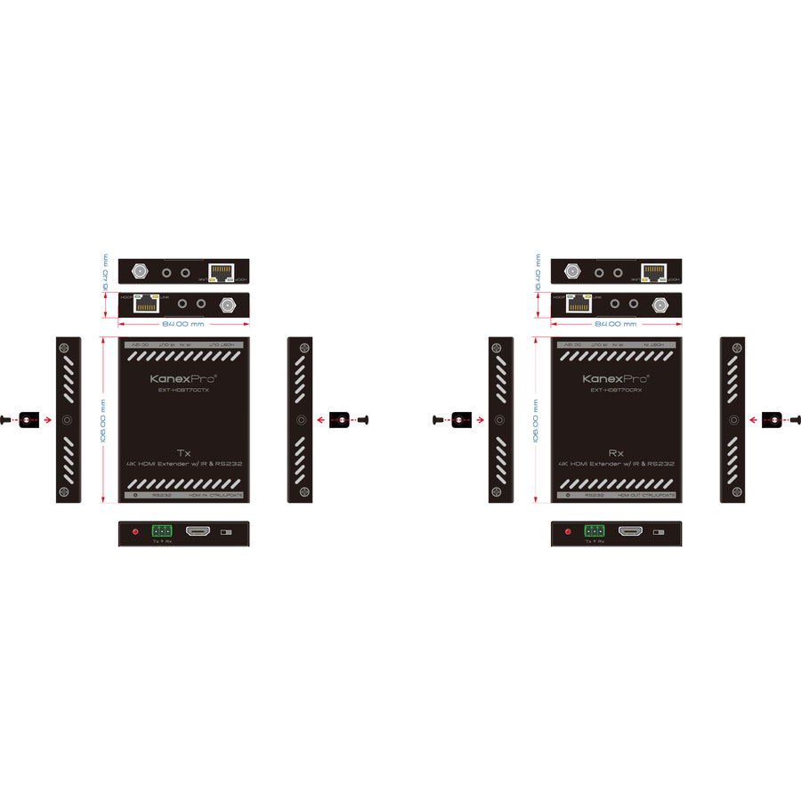 KanexPro 4K/30 HDMI Extender over HDBaseT