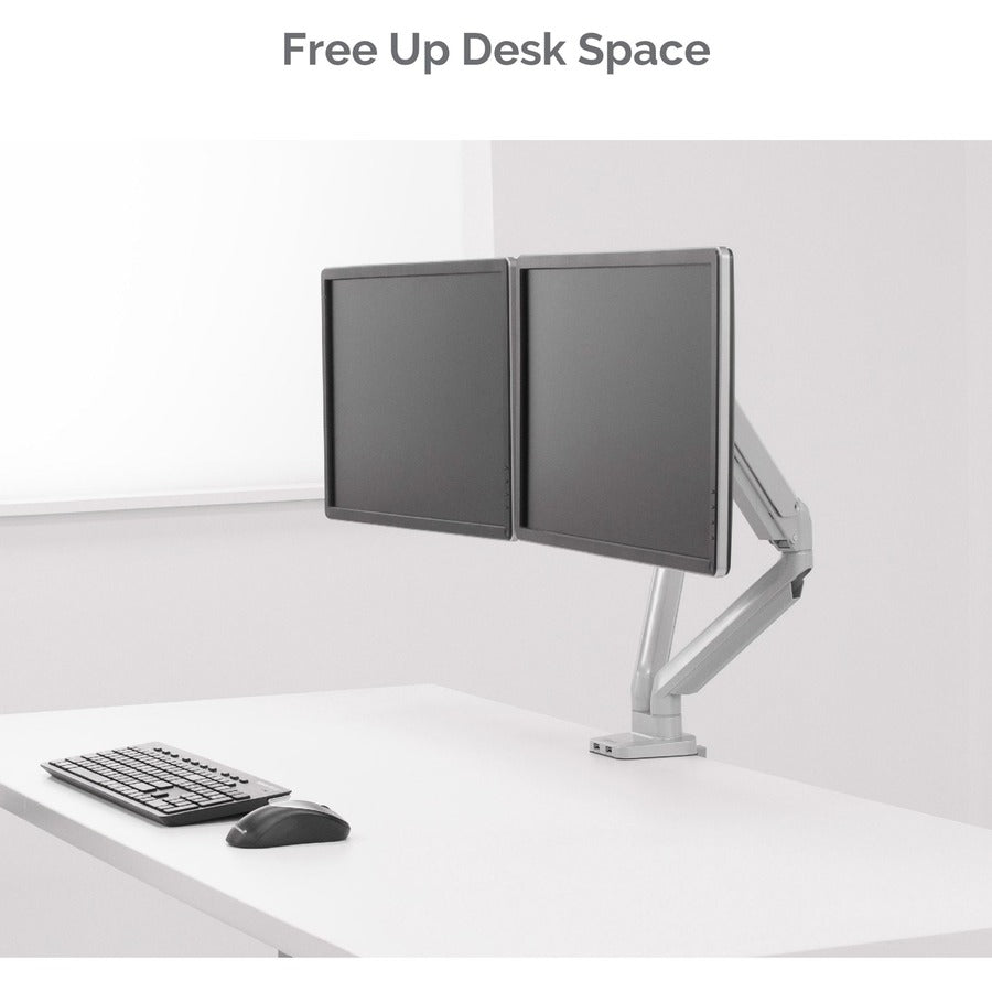 Fellowes Platinum Series Dual Monitor Arm - Silver