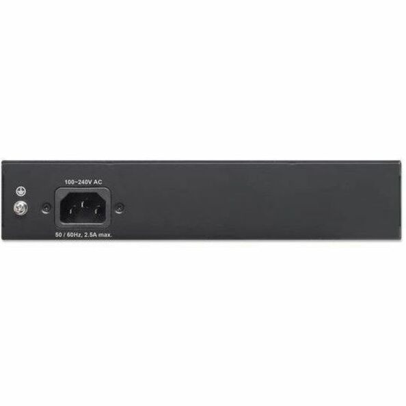 Intellinet 8-Port Gigabit Ethernet PoE+ Switch with 2 RJ45 Gigabit Uplink Ports