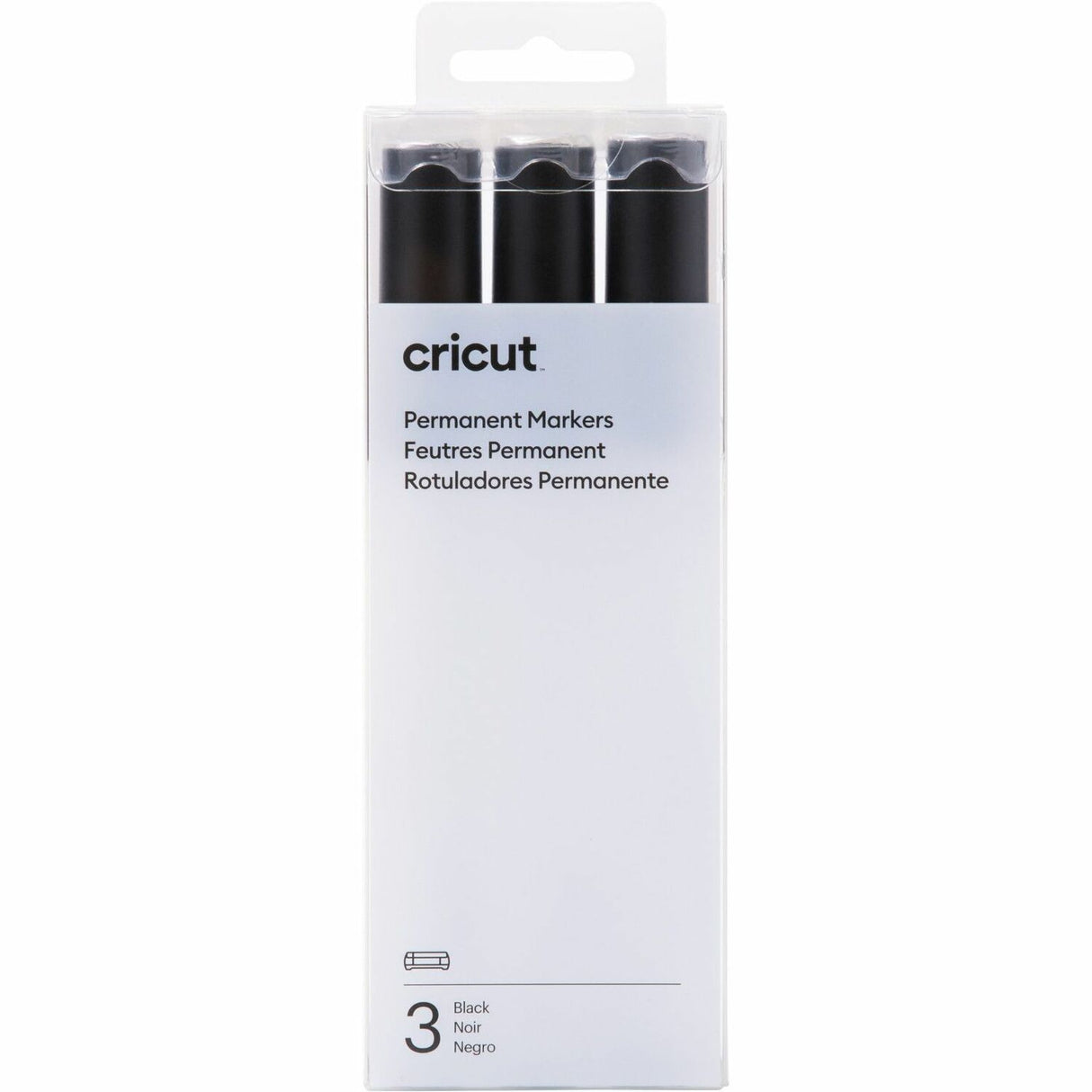 cricut Permanent Markers 2.5 mm, Black (3 ct)