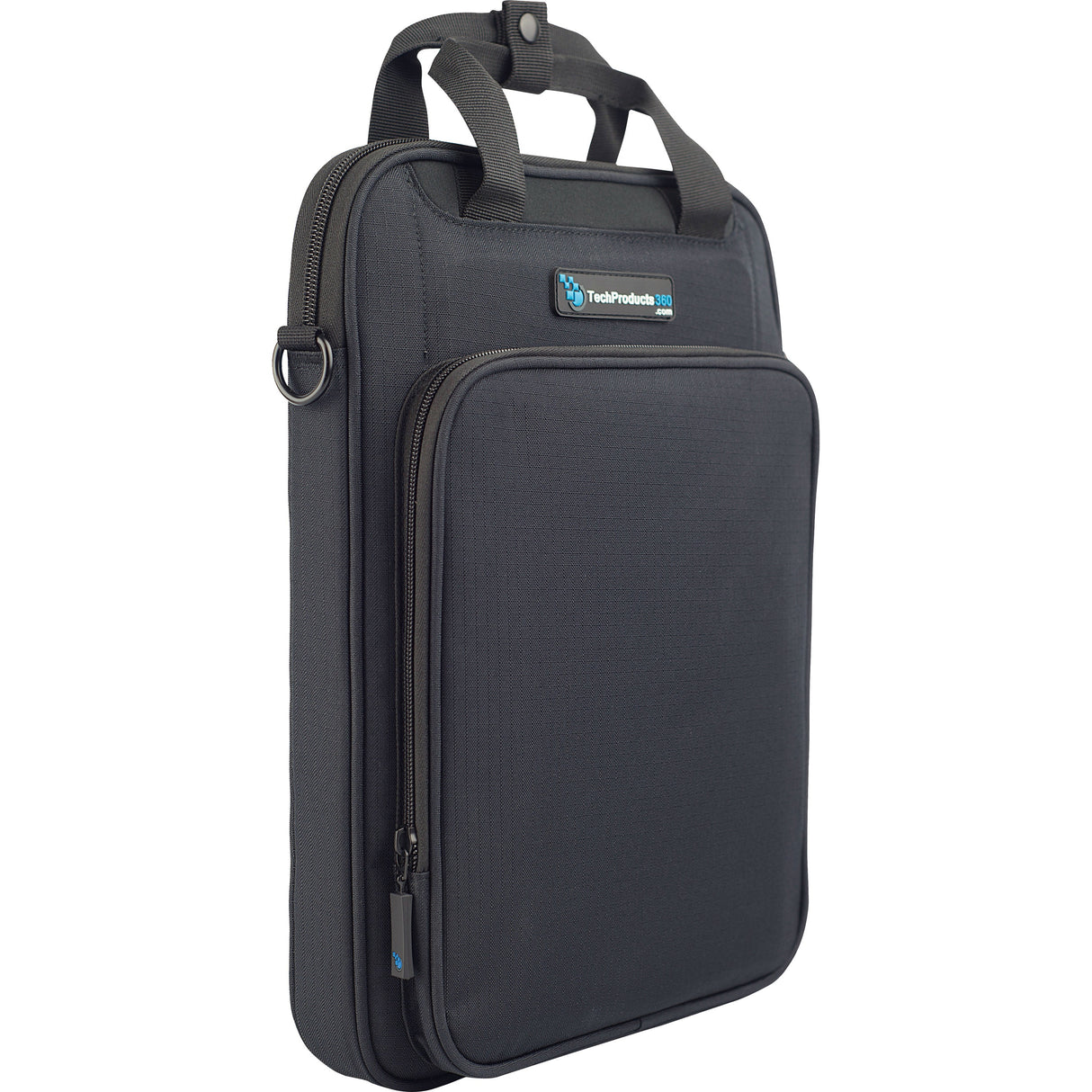 TechProducts360 Vertical Vault Carrying Case for 13" Notebook - Black