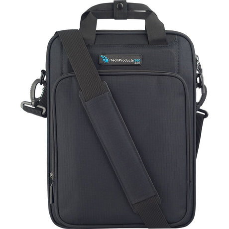 TechProducts360 Vertical Vault Carrying Case for 13" Notebook - Black