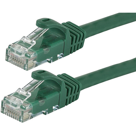 Monoprice FLEXboot Series Cat5e 24AWG UTP Ethernet Network Patch Cable, 14ft Green