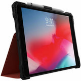 Extreme Folio-X2 for iPad 9 (7/8) 10.2" (2021) (New Wipeable Material) (Red)