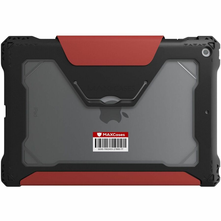 Extreme Folio-X2 for iPad 9 (7/8) 10.2" (2021) (New Wipeable Material) (Red)