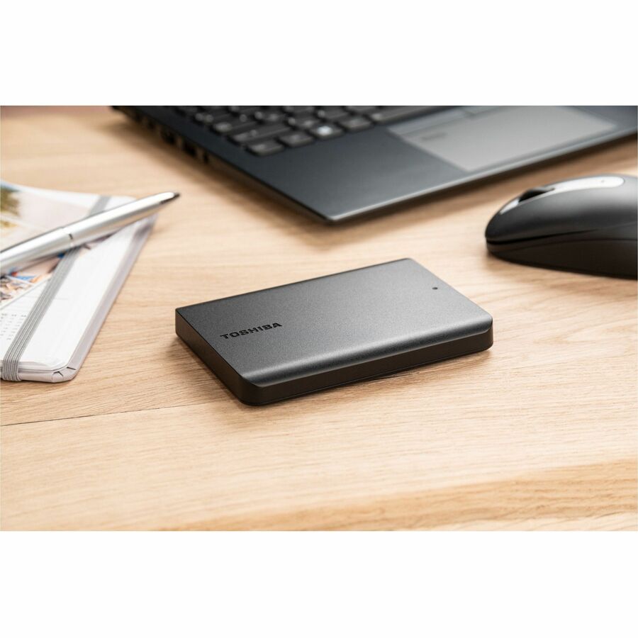 Toshiba Canvio Basics 1 TB Portable Hard Drive - 2.5" External - Matte Black