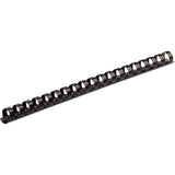 Fellowes Plastic Binding Combs - Black, 5/8" Diameter