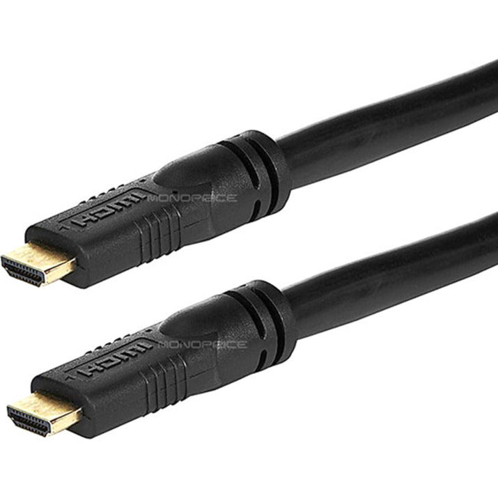 Monoprice Commercial Silver Series High Speed HDMI Cable, 25ft Black