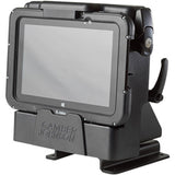 Gamber-Johnson Desk Mount for Tablet, Display Screen, Docking Station - Black Powder Coat