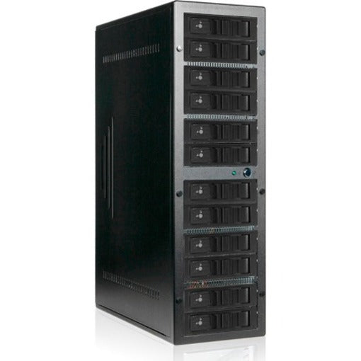 RAIDage JAGE12BT12BK-DE-SEA Drive Enclosure 12Gb/s SAS, SATA/600 - Mini-SAS HD Host Interface Tower - Black