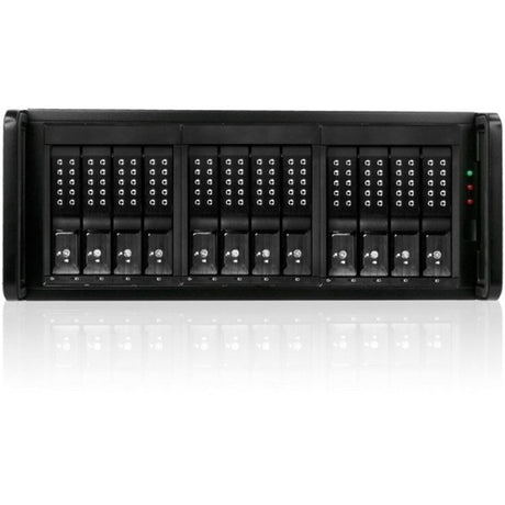 RAIDage JAGE412HDBK-DE Drive Enclosure 12Gb/s SAS, SATA/600 - Mini-SAS HD Host Interface - 4U Rack-mountable - Black