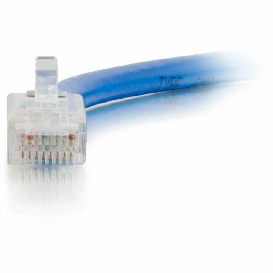 C2G 10ft Cat6 Non-Booted Unshielded (UTP) Ethernet Cable - Cat6 Network Patch Cable - PoE - Blue