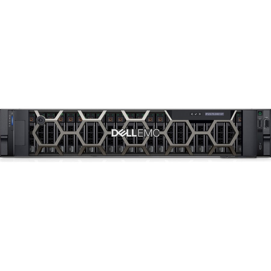 Dell EMC PowerEdge R750xs 2U Rack-mountable Server - 2 x Intel Xeon Gold 5318Y 2.10 GHz - 32 GB RAM - 480 GB SSD - (1 x 480GB) SSD Configuration - Serial ATA/600, Serial Attached SCSI (SAS) Controller