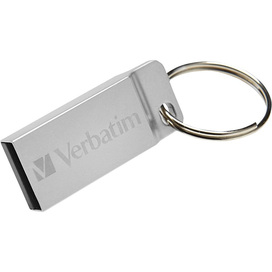 Verbatim 16GB Metal Executive USB Flash Drive - Silver