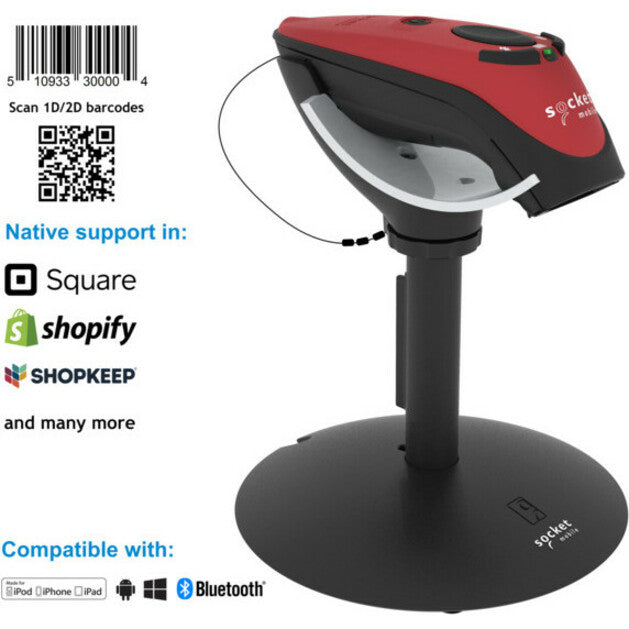 Socket Mobile DuraScan D750 Universal Barcode Scanner, v20