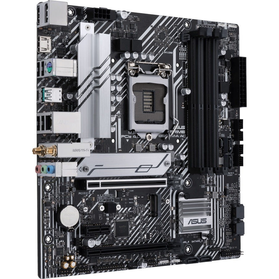 Asus Prime B560M-A AC Desktop Motherboard - Intel B560 Chipset - Socket LGA-1200 - Intel Optane Memory Ready - Micro ATX