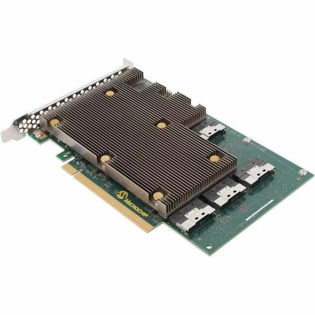 Microchip 24G SAS/SATA/NVMe PCIe Gen 4 Host Bus Adapter