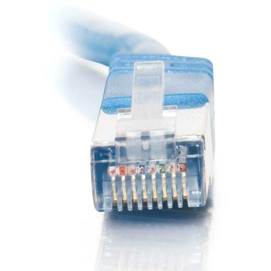 C2G 14ft Cat5e Molded Shielded (STP) Network Patch Cable - Blue