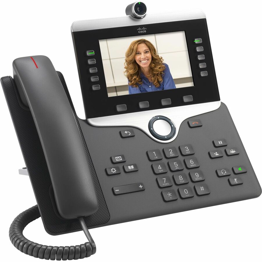 Cisco 8865NR IP Phone - Corded - Corded - Wall Mountable - Charcoal