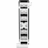 TRENDnet 12-Port Blank Angled Wall Mount Keystone Patch Panel, TC-KP12V, Use with TRENDnet Keystone Jacks (Sold Separately), Snap-in Style, Quick and Easy Access, 89D Wall Mount Bracket Included