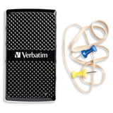 Verbatim 128GB Vx450 External SSD, USB 3.0 with mSATA Interface - Black