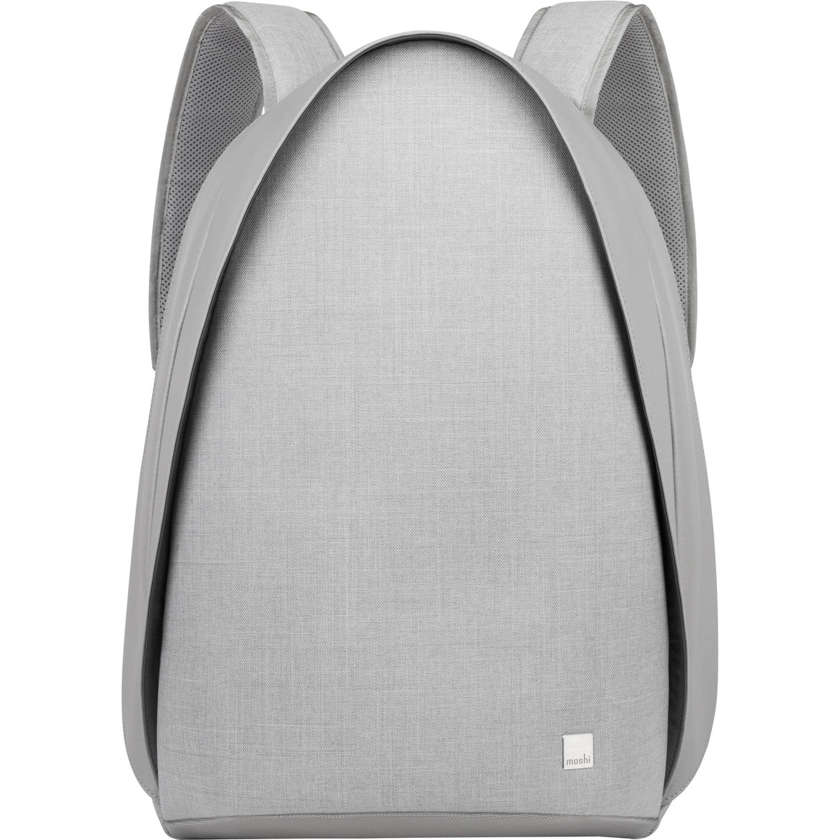 Moshi Tego Urban Backpack - Stone Gray, Anti-theft design, Padded Laptop Compartment up to 15" , External USB Pass-through Port