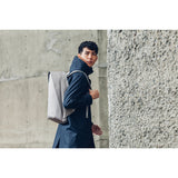 Moshi Tego Urban Backpack - Stone Gray, Anti-theft design, Padded Laptop Compartment up to 15" , External USB Pass-through Port