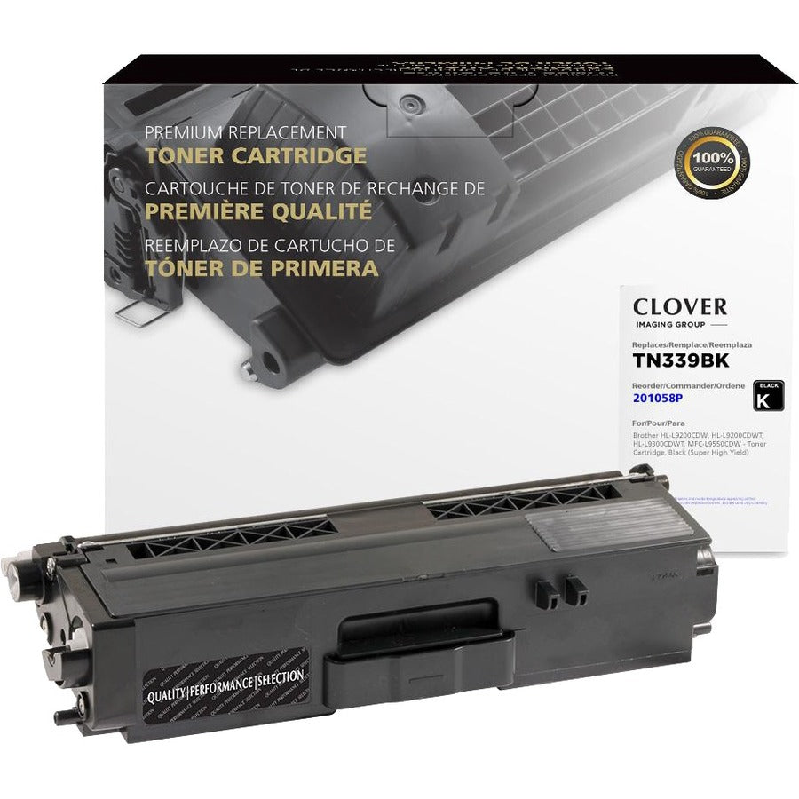 Clover Technologies Remanufactured Laser Toner Cartridge - Alternative for Brother TN339, TN339BK - Black Pack