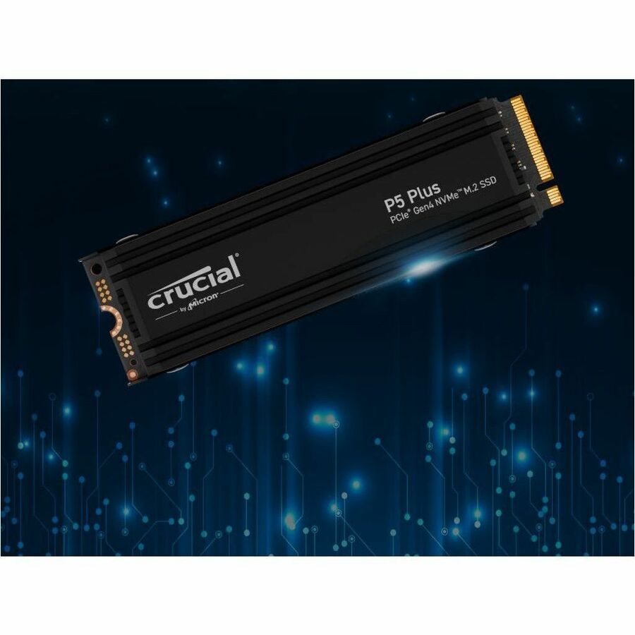 Crucial P5 Plus 2 TB Solid State Drive - M.2 2280 Internal - PCI Express NVMe (PCI Express NVMe 4.0 x4)