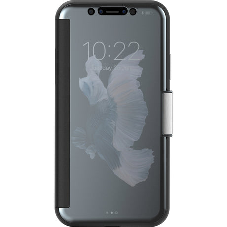 Moshi StealthCover Carrying Case (Folio) Apple iPhone X Smartphone - Gray