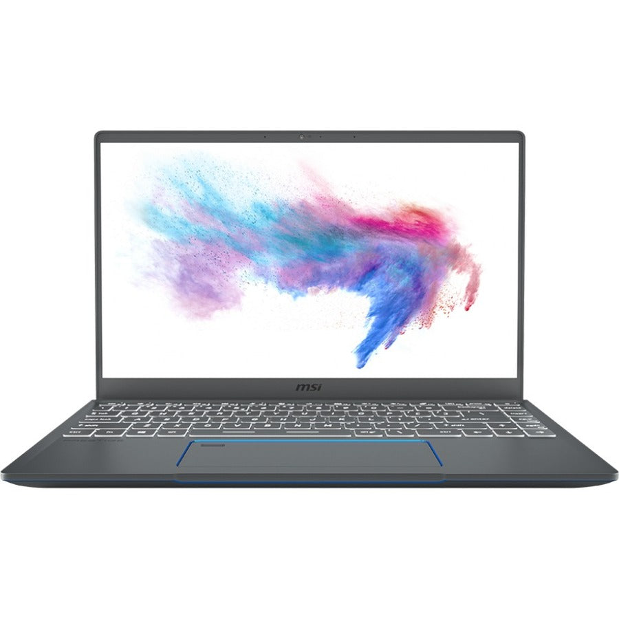 MSI Prestige 14 A10SC A10SC-020 14" Notebook - 1920 x 1080 - Intel Core i5 10th Gen i5-10210U 1.60 GHz - 16 GB Total RAM - 512 GB SSD - Gray with Blue Diamond Cut