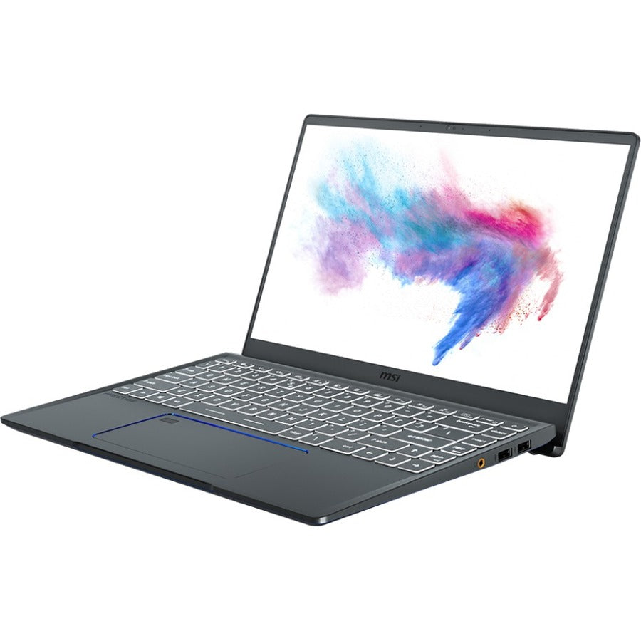 MSI Prestige 14 A10SC A10SC-020 14" Notebook - 1920 x 1080 - Intel Core i5 10th Gen i5-10210U 1.60 GHz - 16 GB Total RAM - 512 GB SSD - Gray with Blue Diamond Cut