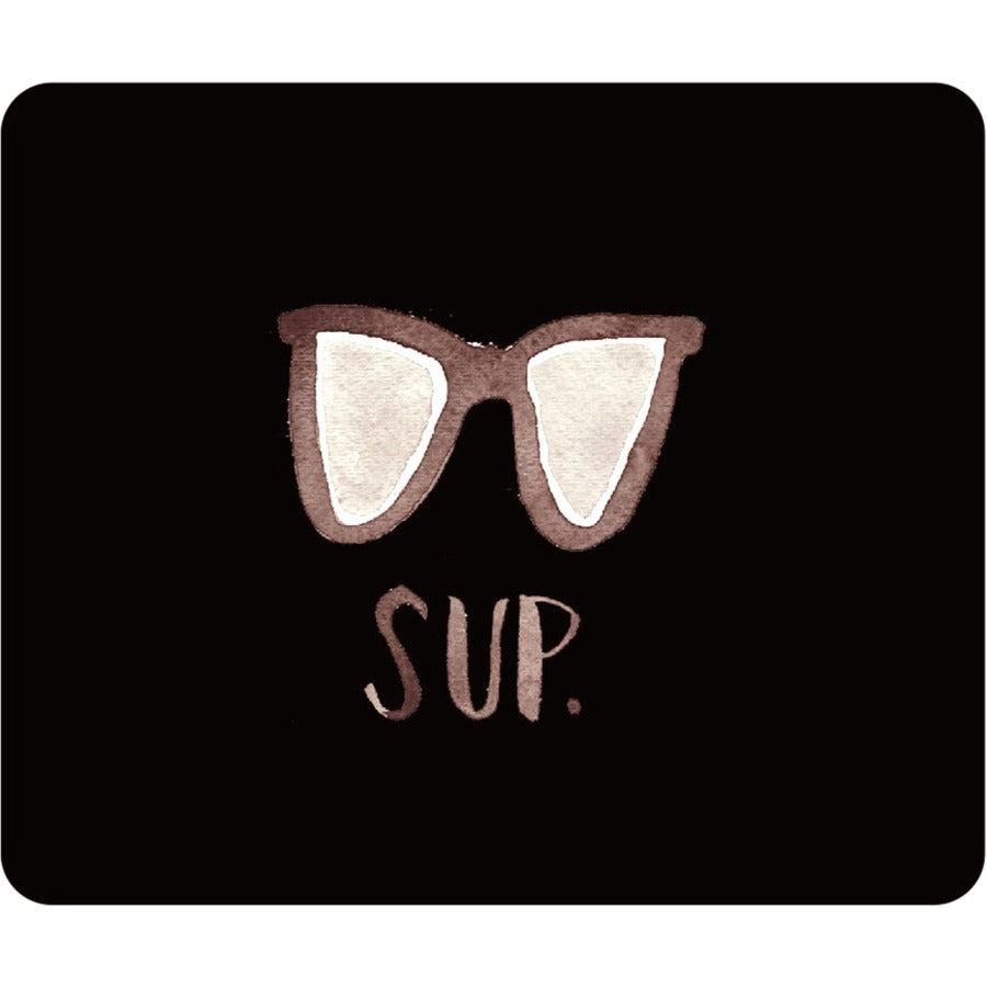 OTM Artist Prints Black Mouse Pad, Sup Dude