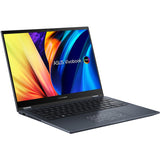 Asus Vivobook S 14 Flip TN3402 TN3402QA-DB56T 14" Touchscreen Convertible Notebook - WUXGA - 1920 x 1200 - AMD Ryzen 5 5600H Hexa-core (6 Core) - 16 GB Total RAM - 8 GB On-board Memory - 512 GB SSD - Quiet Blue