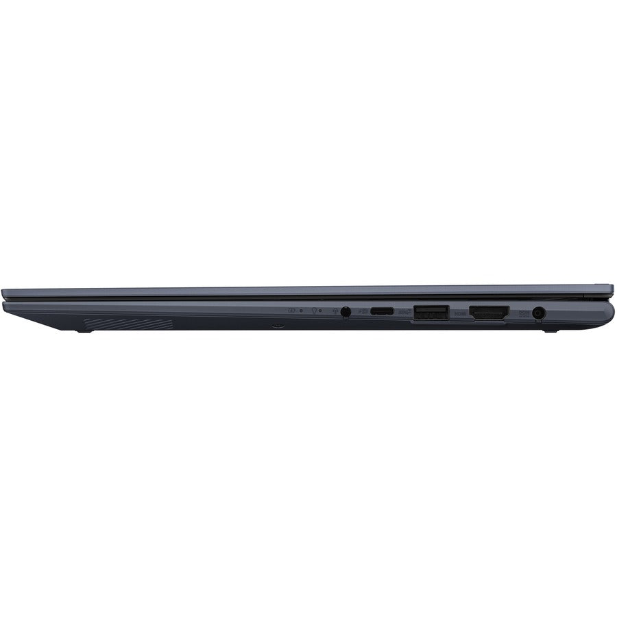 Asus Vivobook S 14 Flip TN3402 TN3402QA-DB56T 14" Touchscreen Convertible Notebook - WUXGA - 1920 x 1200 - AMD Ryzen 5 5600H Hexa-core (6 Core) - 16 GB Total RAM - 8 GB On-board Memory - 512 GB SSD - Quiet Blue