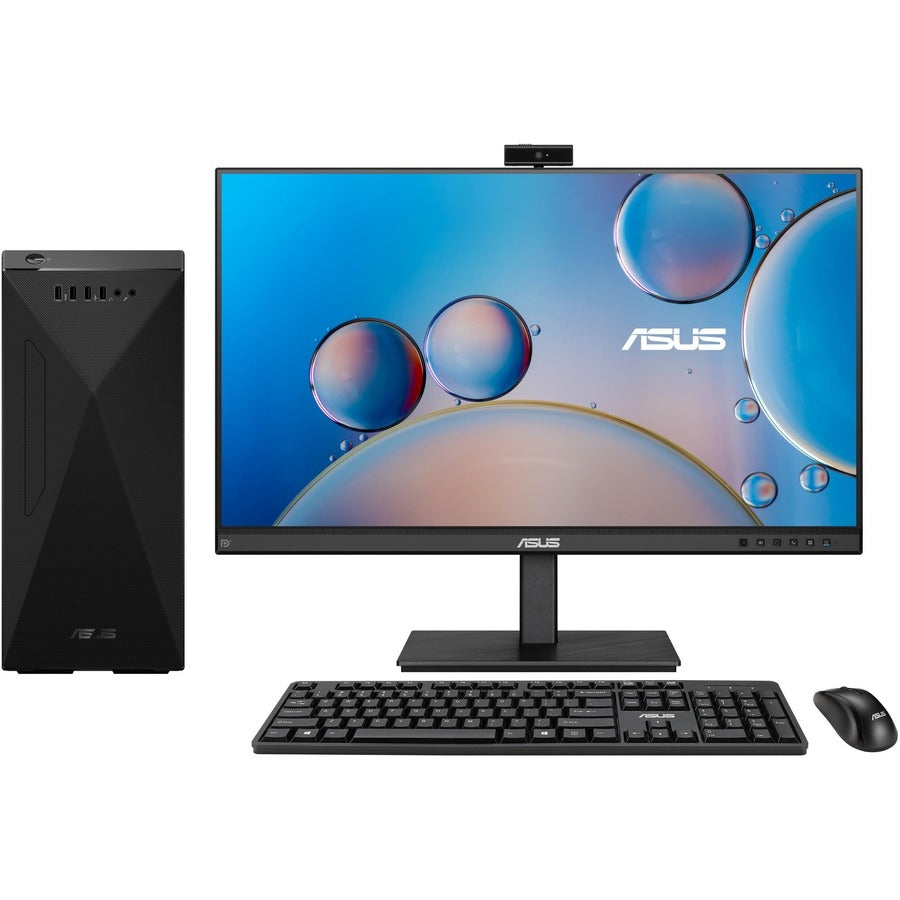 Asus S501MD-DB504 Desktop Computer - Intel Core i5 12th Gen i5-12400 Hexa-core (6 Core) 2.50 GHz - 16 GB RAM DDR4 SDRAM - 512 GB M.2 PCI Express NVMe 3.0 SSD - Tower - Black