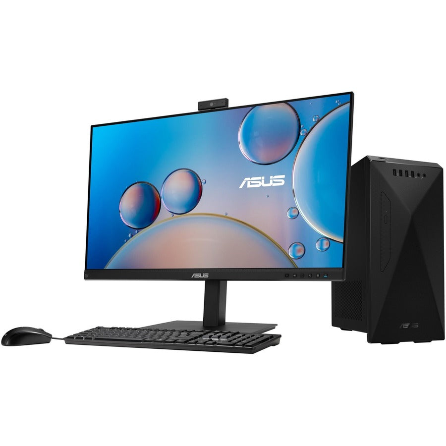 Asus S501MD-DB504 Desktop Computer - Intel Core i5 12th Gen i5-12400 Hexa-core (6 Core) 2.50 GHz - 16 GB RAM DDR4 SDRAM - 512 GB M.2 PCI Express NVMe 3.0 SSD - Tower - Black