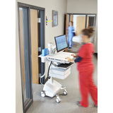 Ergotron StyleView Cart with LCD Arm, LiFe Powered, 1 Drawer