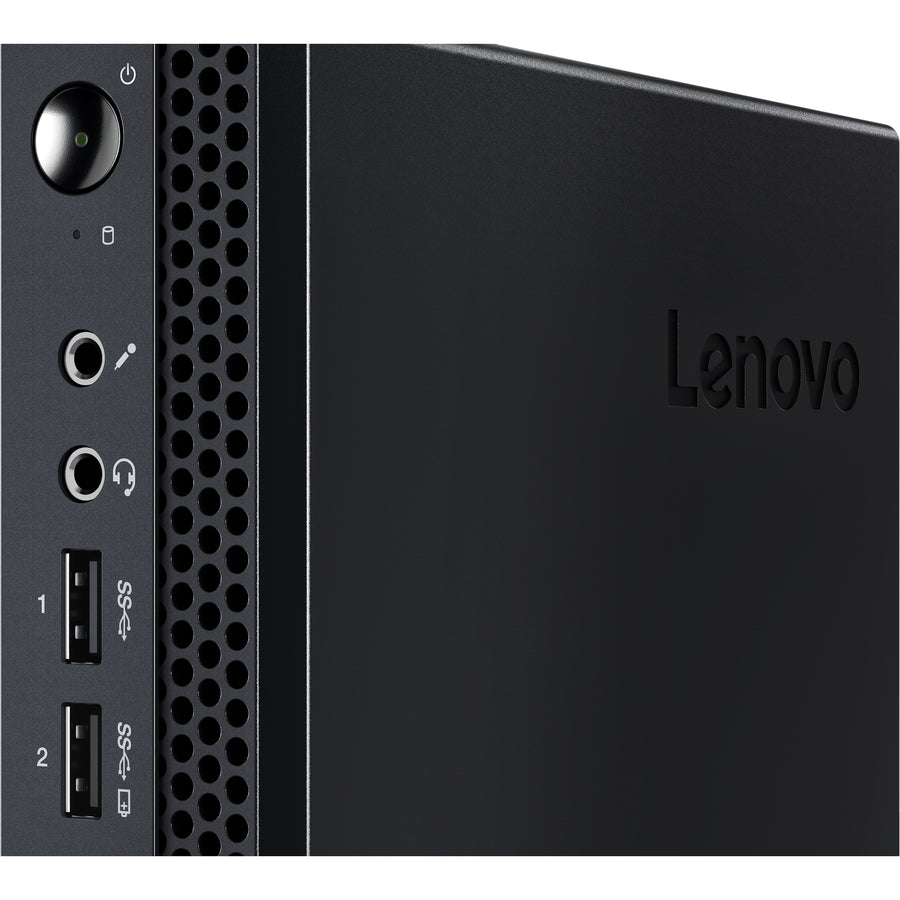 Lenovo ThinkCentre M625q 10TF000WUS Desktop Computer - AMD A-Series A9-9420e 1.80 GHz - 8 GB RAM DDR4 SDRAM - 256 GB SSD - Tiny - Raven Black