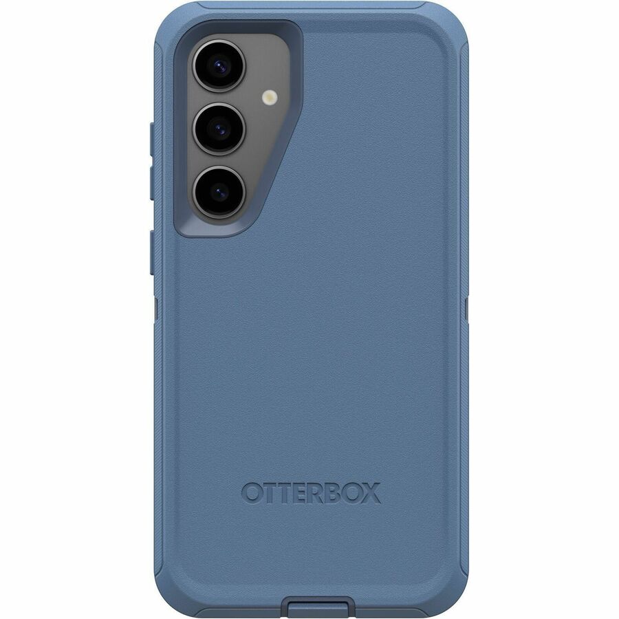 OtterBox Defender Rugged Carrying Case (Holster) Samsung Galaxy S24+ Smartphone - Baby Blue Jeans (Blue)