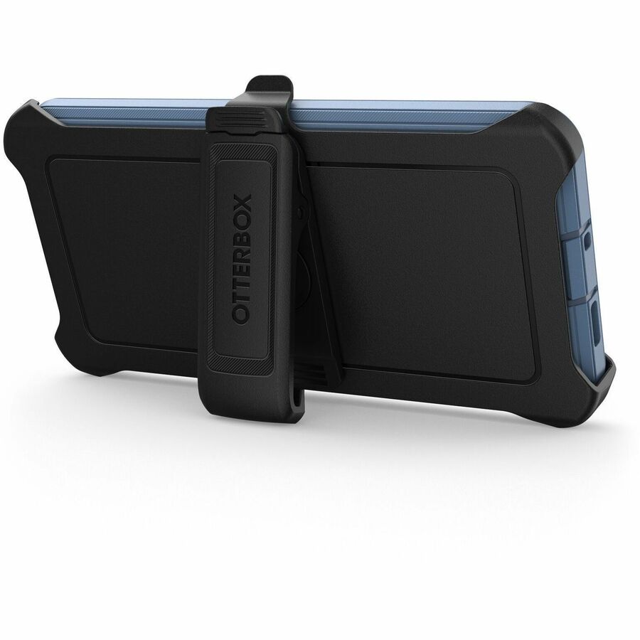 OtterBox Defender Rugged Carrying Case (Holster) Samsung Galaxy S24+ Smartphone - Baby Blue Jeans (Blue)