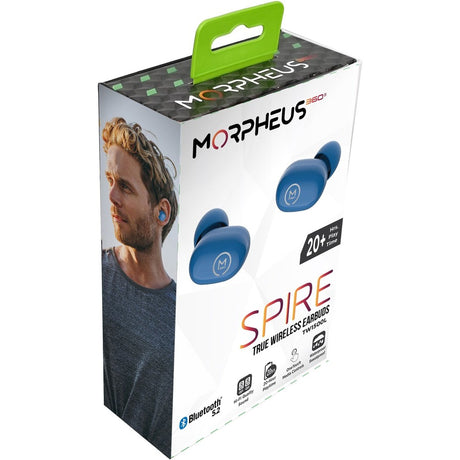 Morpheus 360 Spire True Wireless Earbuds - Bluetooth In-Ear Headphones with Microphone - TW1500L