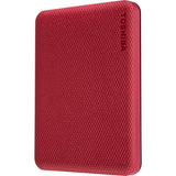 Toshiba Canvio Advance HDTCA20XR3AA 2 TB Portable Hard Drive - External - Red