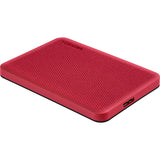 Toshiba Canvio Advance HDTCA20XR3AA 2 TB Portable Hard Drive - External - Red